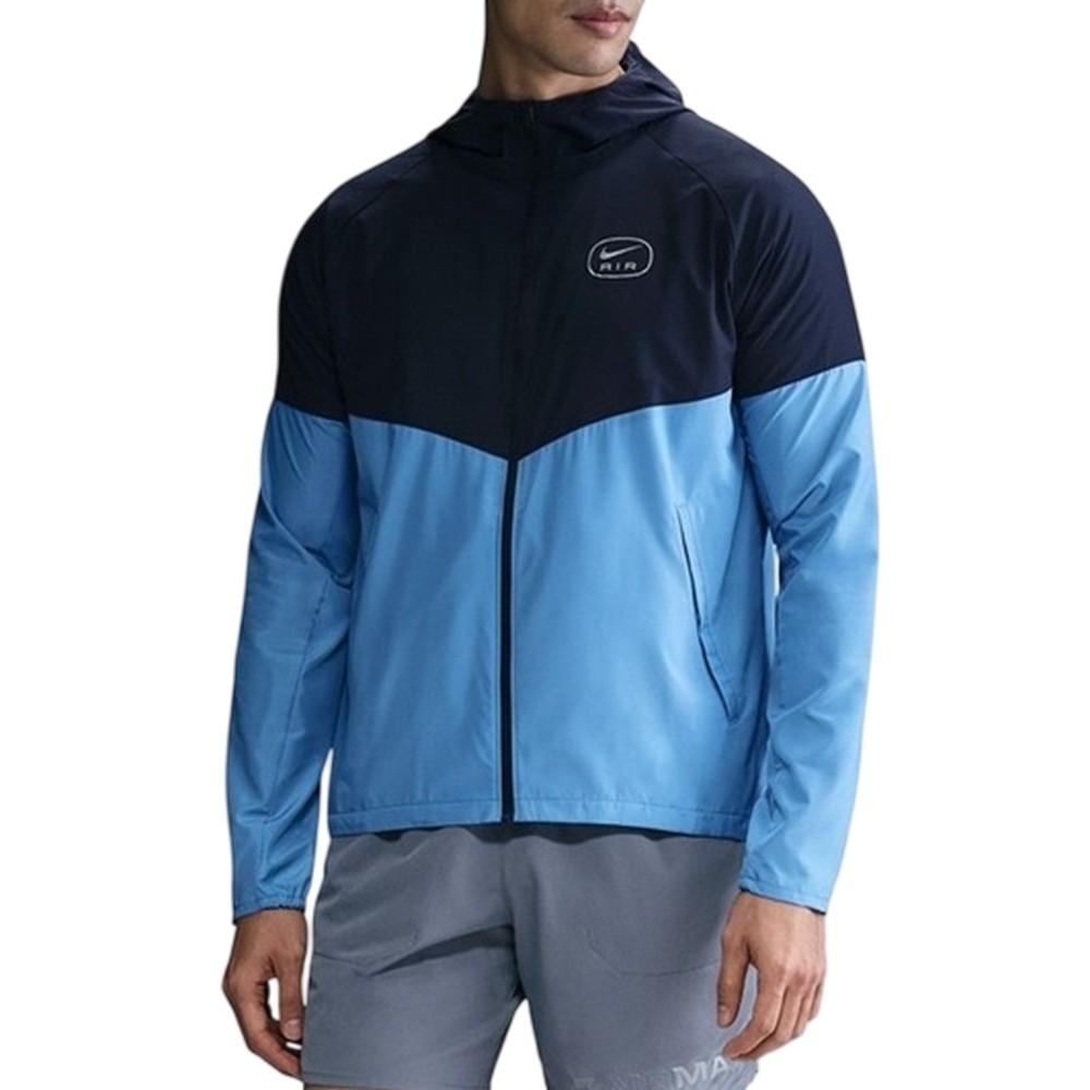 Nike Mens Air Run Colour Block Hooded Jacket