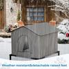 Winter Stray Cat Dog Warm House Waterproof Outdoor Warm Pet Cave Sleeping Beds Home Foldable Washable for Dog Puppy Supplies