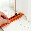 Magnetic Marking Ruler, Multi-Function Scribing Tool, DIY Woodworking Scriber Line Maker, Portable Aluminum Alloy Woodworking Compass Scriber Tool