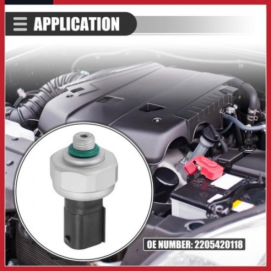 A/C Pressure Transducer Valve Pressure Sensor Switch for Mercedes-Benz C300