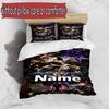 3pcs Duvet Cover Set (1*Duvet Cover + 2*Pillowcase, Without Core), Custom Name Final Fantasy Pattern Bedding Set, Home Bedroom Decor Gift