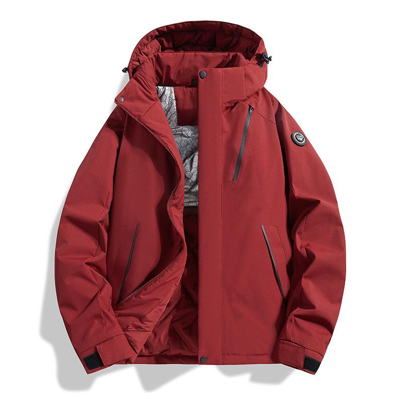 New Winter Cotton Jacket Sports and Casual Men's Warm Cotton Jacket Cotton Jacket Large Size Warm Graphene Jacket