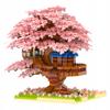 Construction Bricks Sakura Cherry Blossom Brick Set 2151 Pcs.