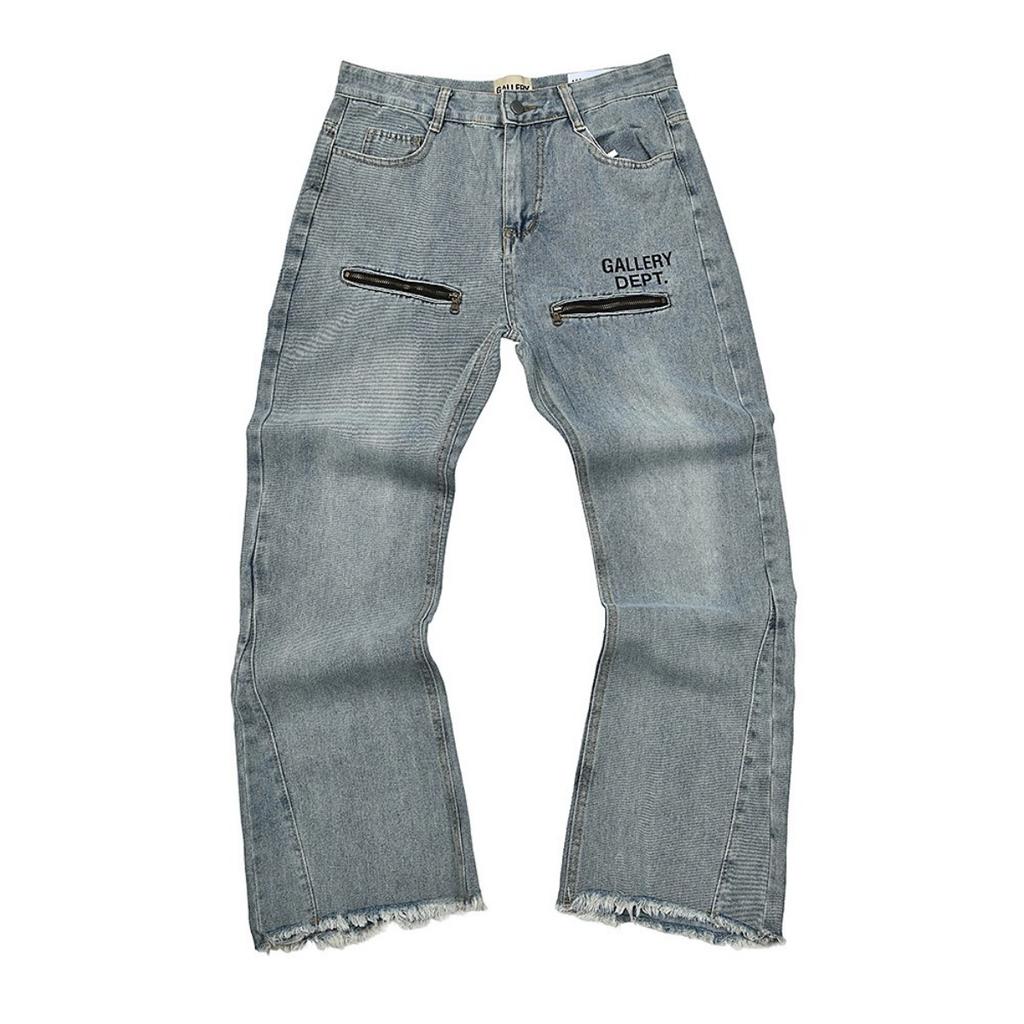 EastRogue High Street Washed Faded Distressed Baggy Jeans Straight Baggy Retro Casual Denim Trousers Vintage Loose Denim Pants