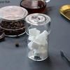Transparent Glass Jar Candy Jars Cotton Swab Box Storage Tank Storage Jar Glass Box Organizer Decorative Jars Storage Boxes