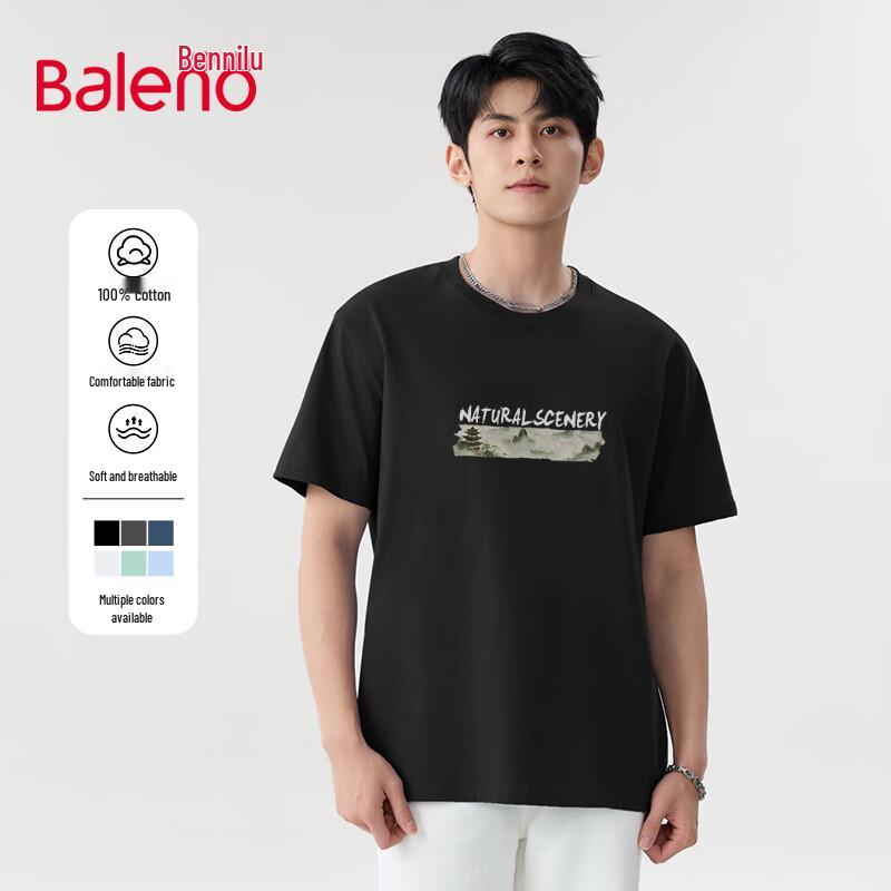 Baleno Men s Mountain Graphic Cotton T-Shirt 3XL