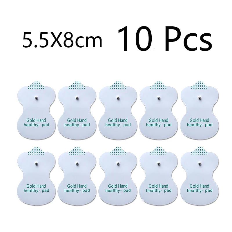 

10/20 шт. электродные накладки EMS многоразовые массажные пластыри для цифровой терапии Tens электроды цифровой терапии массаж 3,5 мм