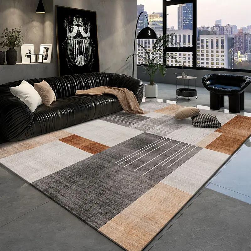 Nordic Geometric Carpet Rugs for Bedroom Washroom Floor Mat Living Room Decoration Rugs for Bedroom Carpets for Living Room