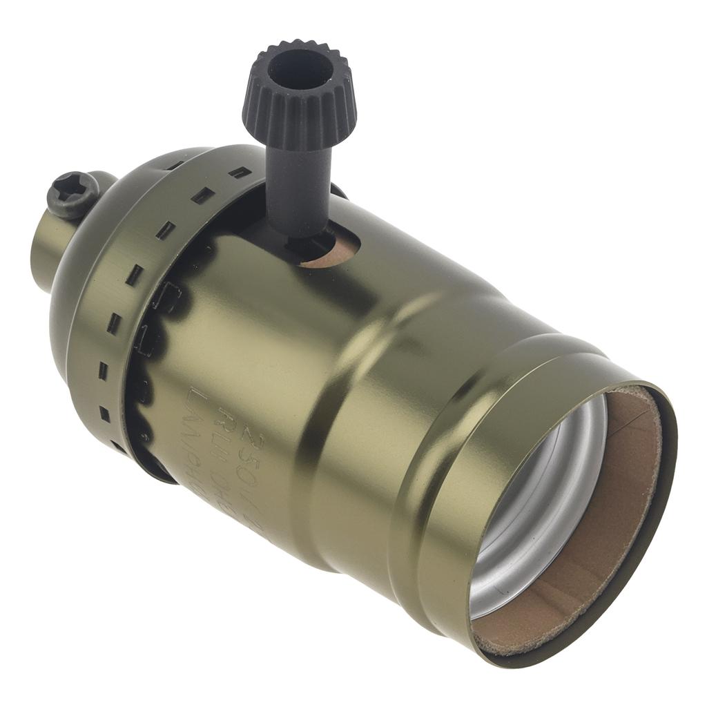 Vintage Retro Industrial Edison E26 E27 Pendant Lamp Socket Medium Base Ceiling Hanging DIY Lighting Project Knob Switch Secure Connection