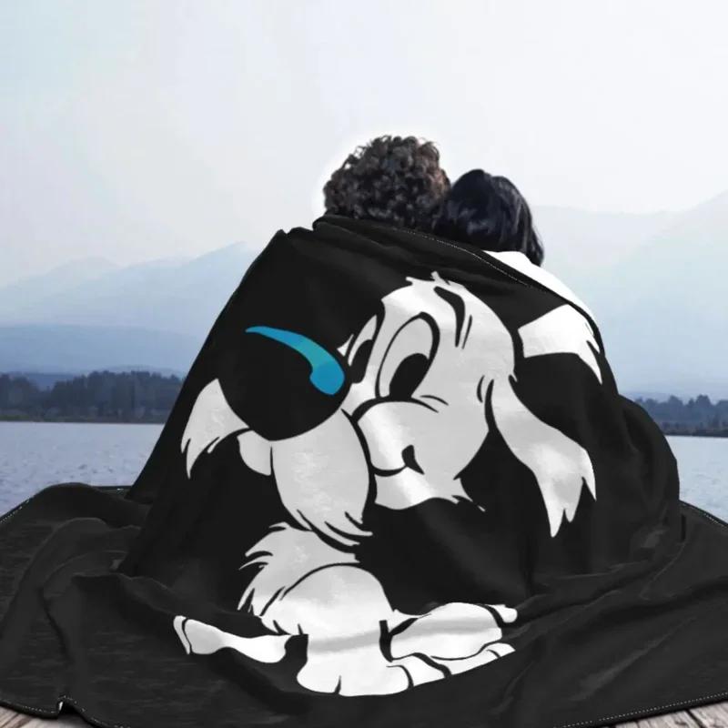Asterix And Obelix Blankets Fleece All Season Dogmatix Idefix Ideafix Obelix Dog Warm Throw Blanket for Home Car Quilt
