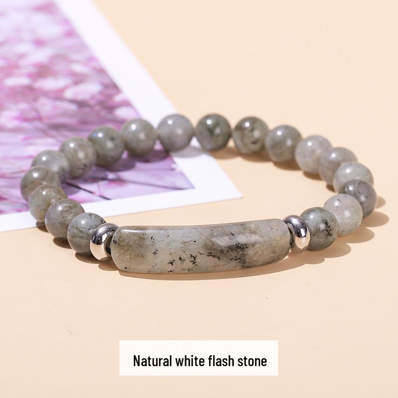 

Браслет из розового кварца, зеленого авантюрина и тигрового глаза - Simple Fashion Jewelry 8mm Long Tube 10*39mm