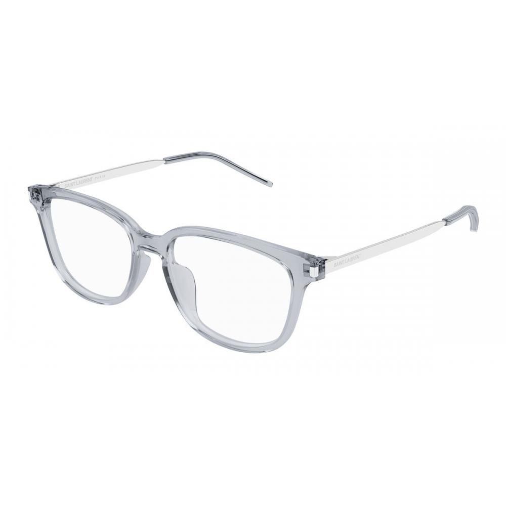 

Saint Laurent Sl 648 F Asian Fit 003 Unisex Eyeglasses Transp Light Grey/54