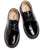 Scarpe nere in pelle da ragazzo - Suola morbida, Stile britannico, Antiscivolo, Perfette per la primavera e l'autunno