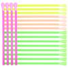 150 Pcs Straw Spoon Straws Drinking Ice Cream Color Changing Spoons Pearl Milk Tea