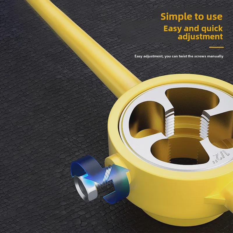 6-Piece PPR Plastic Pipe Threading Die Set