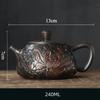 Purple Pottery Teapot Tea Cup Ceremony accessories Kung Fu Tea Set Pure Handmade Teapot Teapot for Tea Puer Kettle,