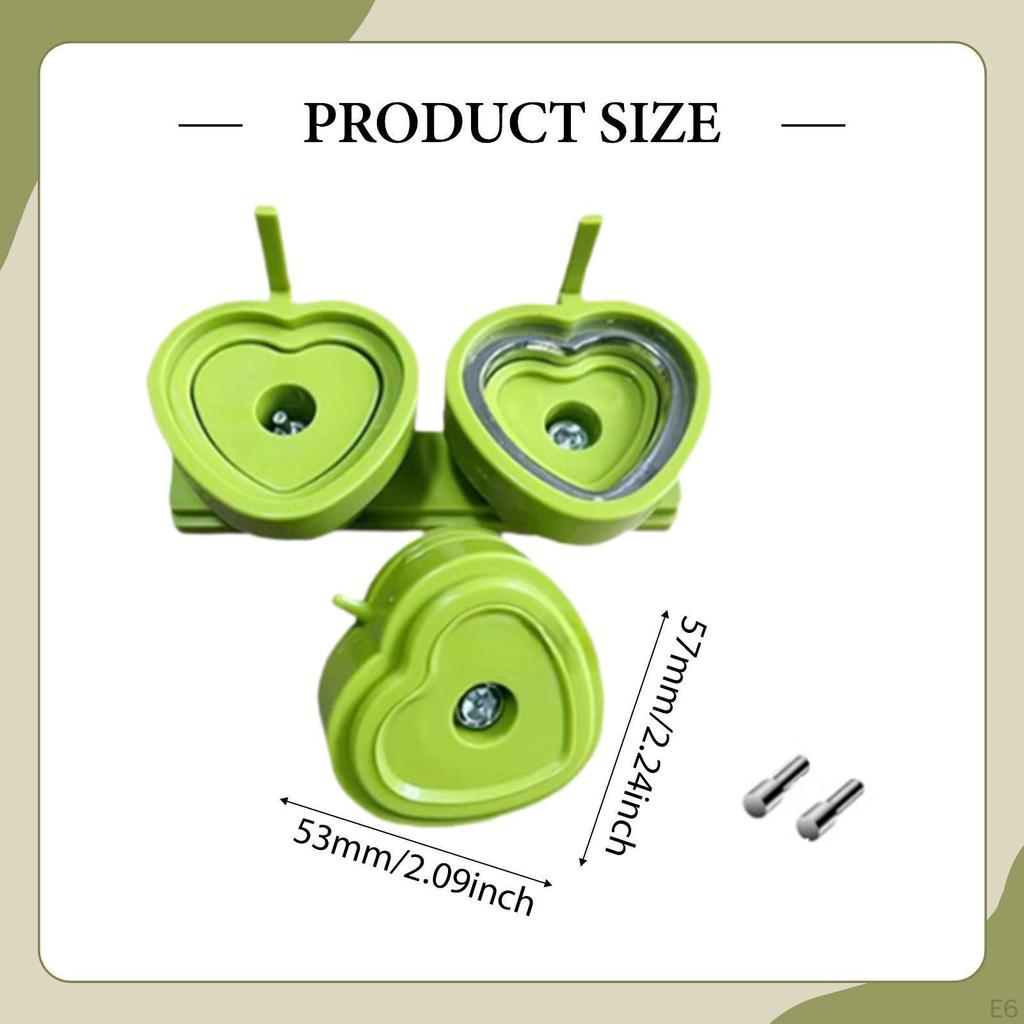 Pin Button Maker Die Model DIY Machine Supplies Interchangeable Heart Shaped for