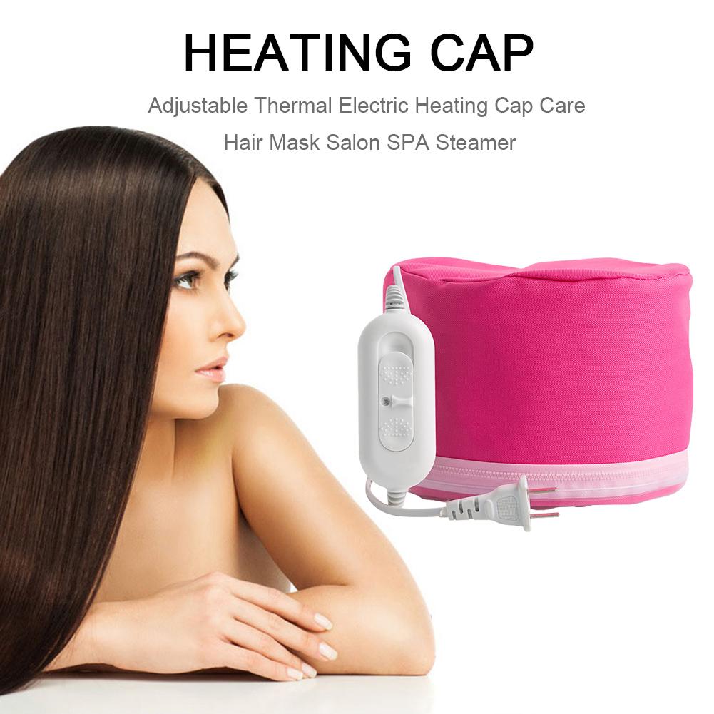Hair Steamer Cap Electric Hair Heating Cap Thermal Treatment Hat Waterproof Self-heating Hat SPA Nourishing Hair Styling Care