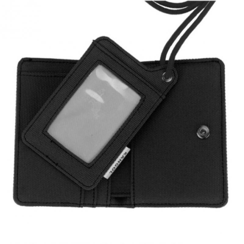 KANGOL Kolye Kart Tutucu Siyah 4016