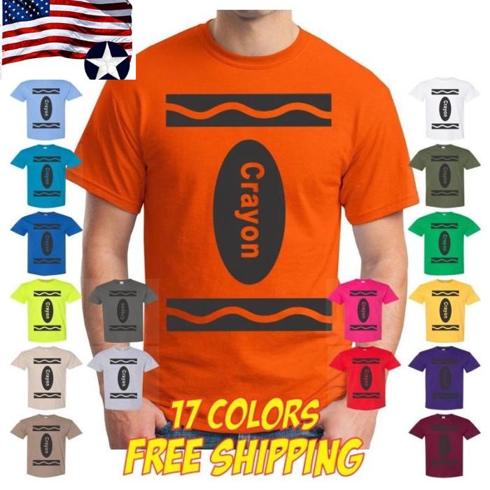 Crayon Matching Costume Halloween Group Couples Costume Tee T Shirt Unisex T-Shirt XXXL
