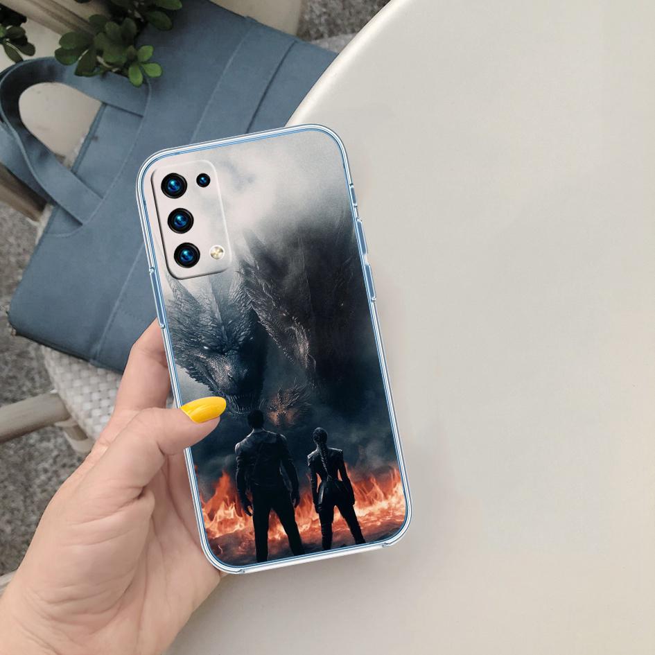 CJ56 Fourth Wing Dragons Soft Shell Transparent Phone Case for Motorola Moto G7 G8 G9 G84 G85 G73 G24 G15 Z2 Play Power Plus
