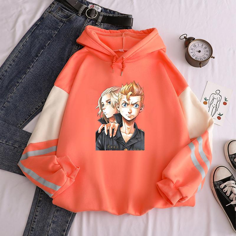 Winter Tokyo Revengers Mikey Anime Hoodies Sano Manjirou Hanagaki Takemichi Printed Men Women Fashion Long Sleeves Warm Sweatshirts