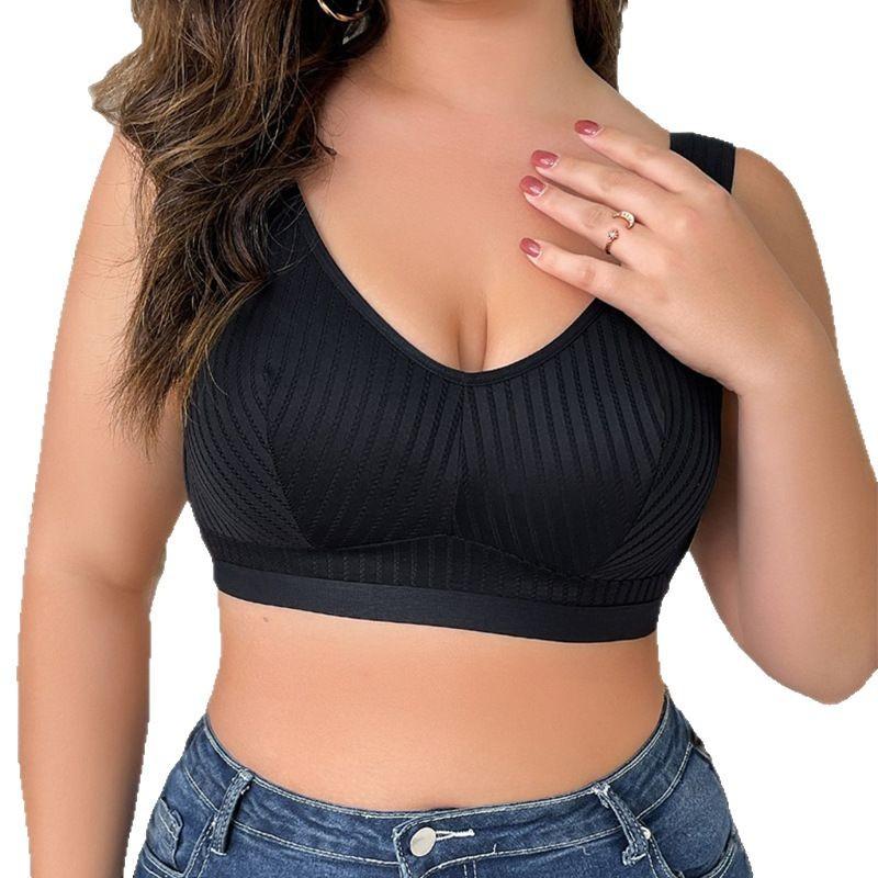 Seios Grandes Fazem Você Parecer Menor e Previnem a Flacidez Sutiã Push-up Respirável Sem Aro de Aço Copas Grandes Sutiã Plus Size