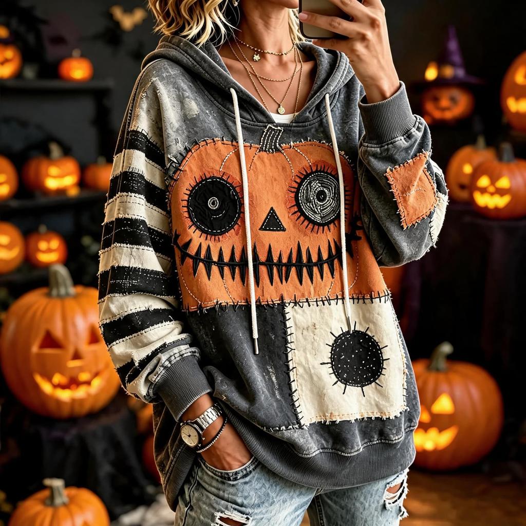 Women's Lightweight Hooded Sweatshirt with Pockets