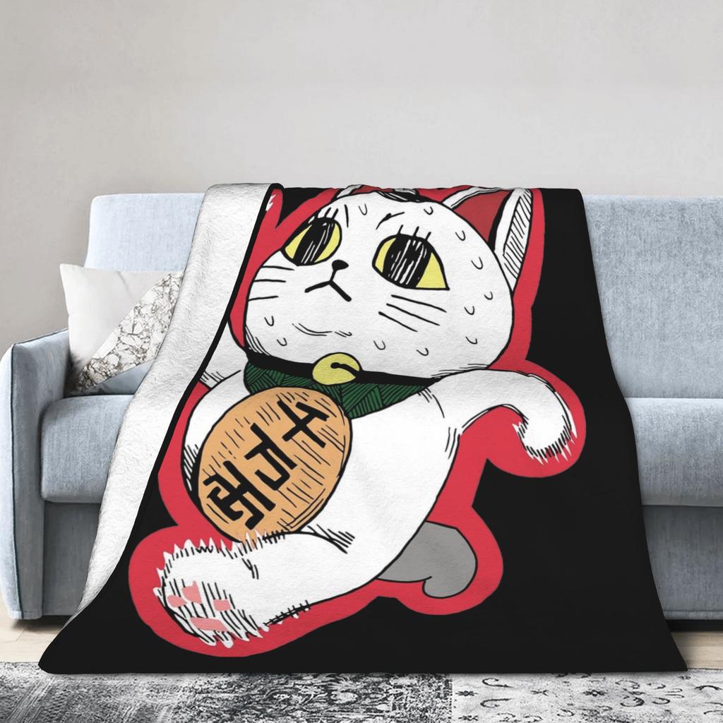 Turbo Granny Dandadan Anime Flannel Blankets  Creative Throw Blanket for Bed Sofa Couch 200x150cm Plush Thin Quilt,