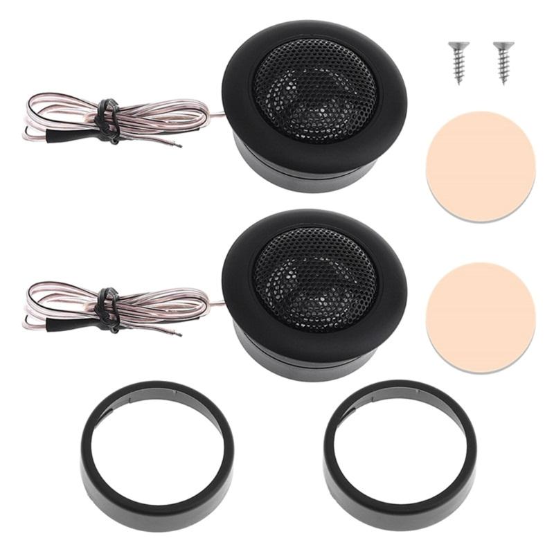 

Clear Car Tweeter Speakers, Strong Materials, Reduced Magnetic Interferences for Music Enthusiasts and Professional 2pcs 1