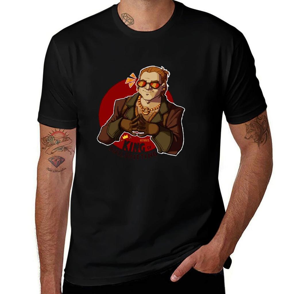 DA2 - Varric T-Shirt Basic Solid Color Short Sleeve T-Shirt