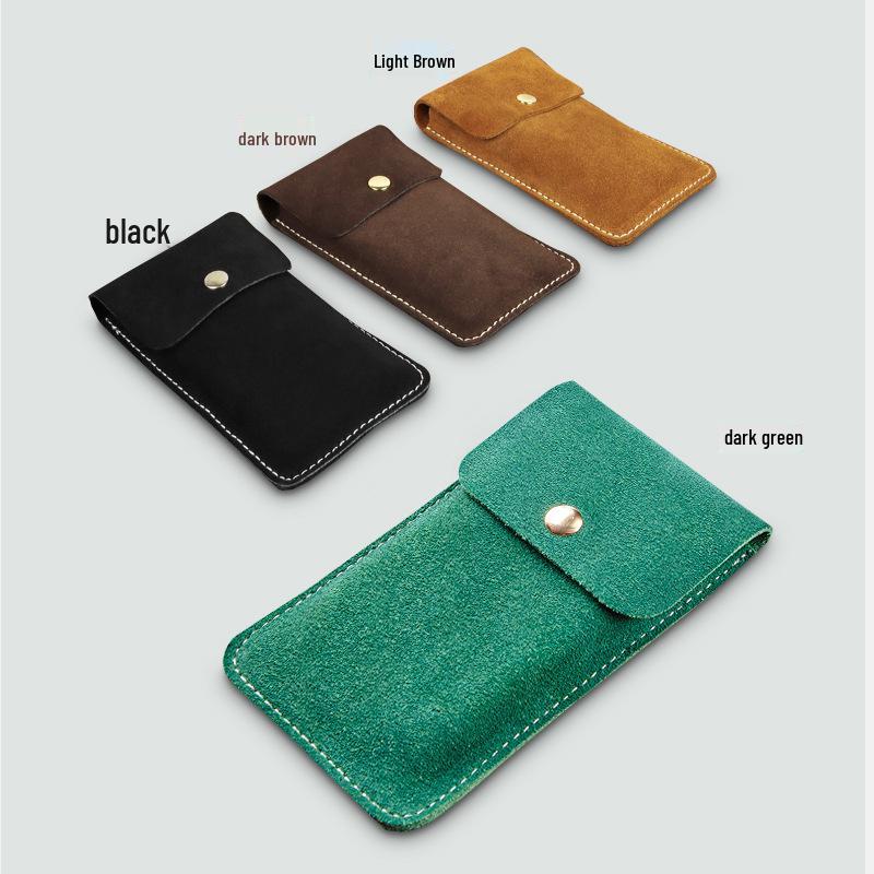 Green Ghost PU Leather Watch Travel Case: Portable Mechanical Watch Protection Bag