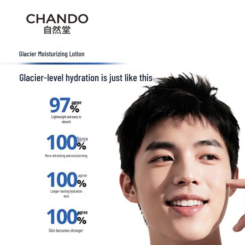 CHANDO Men's Himalayan Glacier Moisturizing Lotion