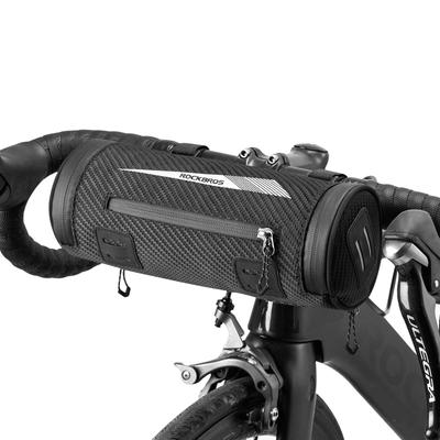 ROCKBROS Bicycle Front Bag Handlebar Bag Multifunctional Waterproof Lightweight Large Capacity Reflective Frame Bag Top Tube Bag Road Bike Velcro Atta