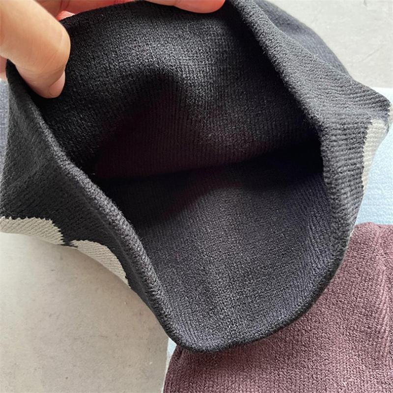 Căciulă Tricotată Vintage Y2K Lână Acril Femei Beanie Iarnă Căciuli Calde Harajuku Hip Hop Casual Skullies Căciulă de Exterior