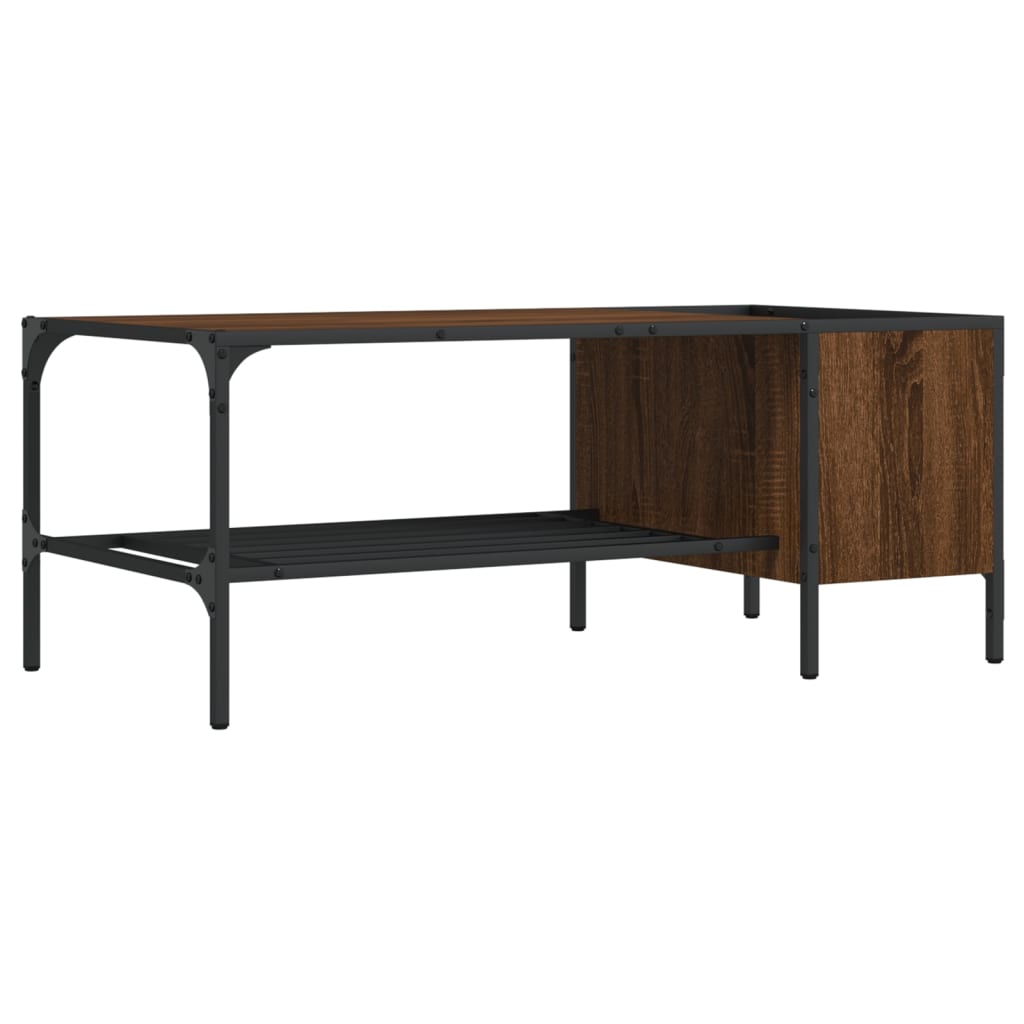  Coffee Table with Shelf, Sonoma Oak Color, 100x51x40 Cm
