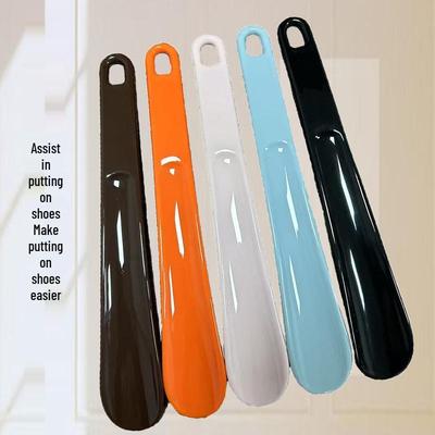 Calzascarpe Compatto 25cm in Plastica Nera - Solleva Scarpe Portatile e Facile da Usare