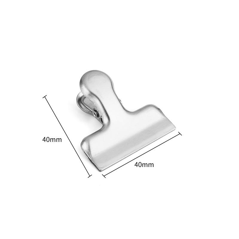 

Creative 40mm Silver Metal Clips for Photos, Tickets, and Sealing – Fresh and Stylish Small Clips G40 Silver срібний