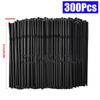 50-3000PCS Black&Colorful Drinking Straws Party Rietjes Kunststof Beverage Straw Milk Tea Kitchen Accessory Wholesale