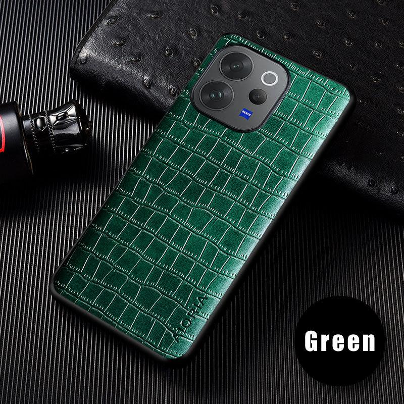 Crocodile Leather Case For Vivo V70 FE Slim Fit Premium Protective Cover for Vivo V70 case