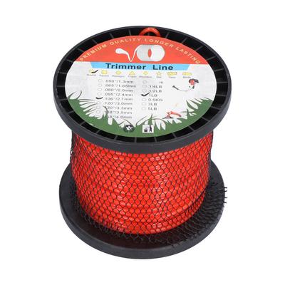 Fil de coupe rond en nylon de 2,7 mm, 0,5 kg, robuste, pour pelouse et jardin