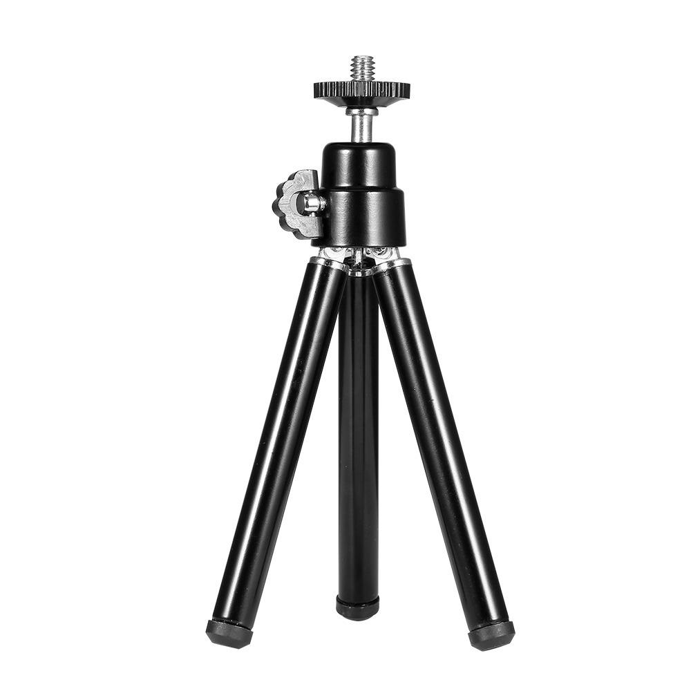 

Stable Extendable Mini Tripod Lightweight Flexible Webcam Stand Black Portable Table Stand Smartphone