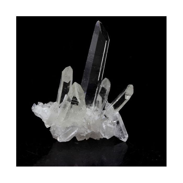 Pierres et Minéraux. Quartz biterminé. 64.0 ct. La Gardette Mine, Bourg d'Oisans, Isère, France.