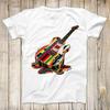 Melting Colorful Guitar Note Musician Top Tee Best Seller Birthday Gift Men Women Unisex T-Shirt 3240