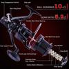 SOUGAYILANG Carp Fishing Reel 4.9:1/5.2:1 Gear Ratio Fishing Reel Spinning Fishing Wheel Fishing Tackle