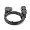Black Motorcycle OBD Cable ABS & Metal OBD2 Connector Cable  Motorcycle Repair