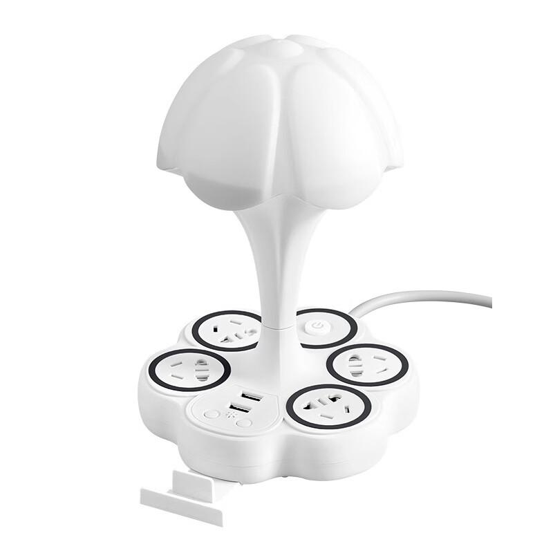 Oeny Dimmable Desk Lamp with Power Outlet and USB