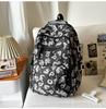 Schoolbag Letter-printed Large-capacity Backpack for Girls, Fifth and Sixth Graders, Junior High, High School, and College Students