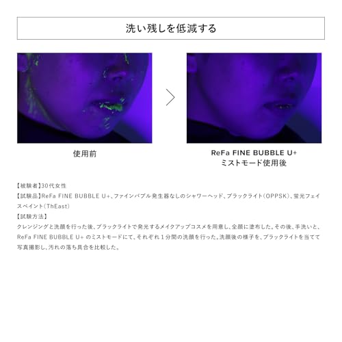 ReFa FINE BUBBLE U+ Water Stop Model Limited Store Exclusive Shoppers Set White