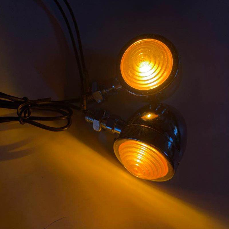 Universal Motorbike LEDWaterproof Aluminum Bullet Turn Signal Lights Indicator Running Brake Tail Lamp